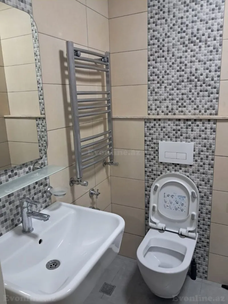 Kirayə verilir 2 otaqlı Mənzil Yeni tikili 50 m² 1-ci mikrorayon - şəkil 7
