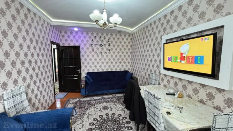 Satılır 2 otaqlı Mənzil Köhnə tikili 65 m² Həzi Aslanov m. - şəkil 2