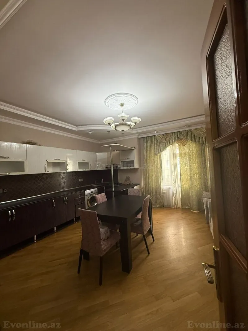 Kirayə verilir 3 otaqlı Mənzil Yeni tikili 90 m² Nəsimi r. - şəkil 2