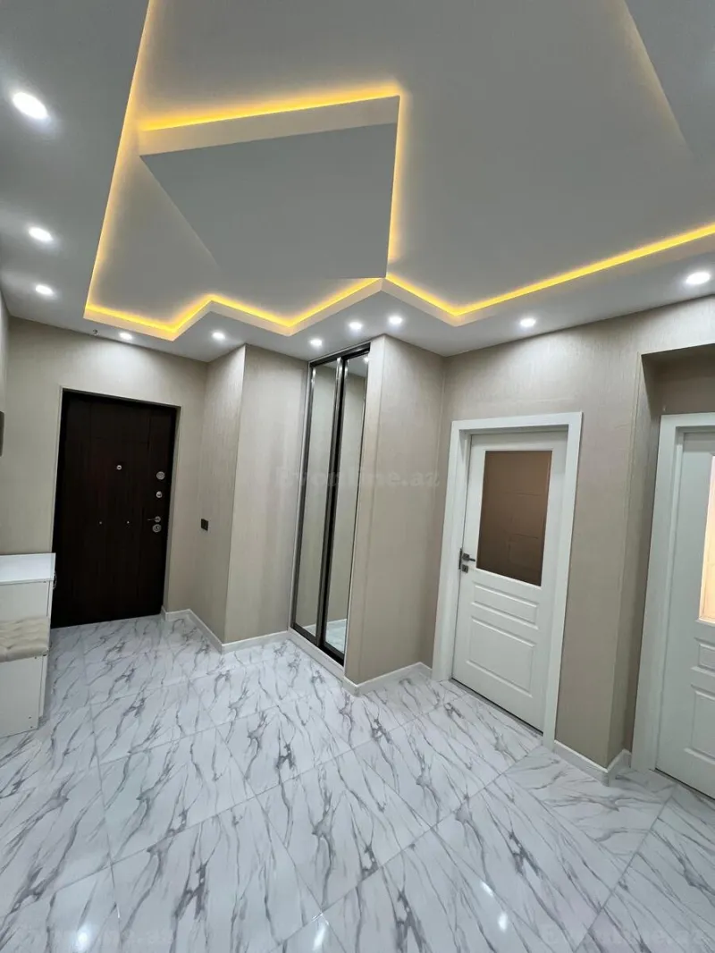 Satılır 3 otaqlı Mənzil Yeni tikili 90 m² Həzi Aslanov m. - şəkil 2