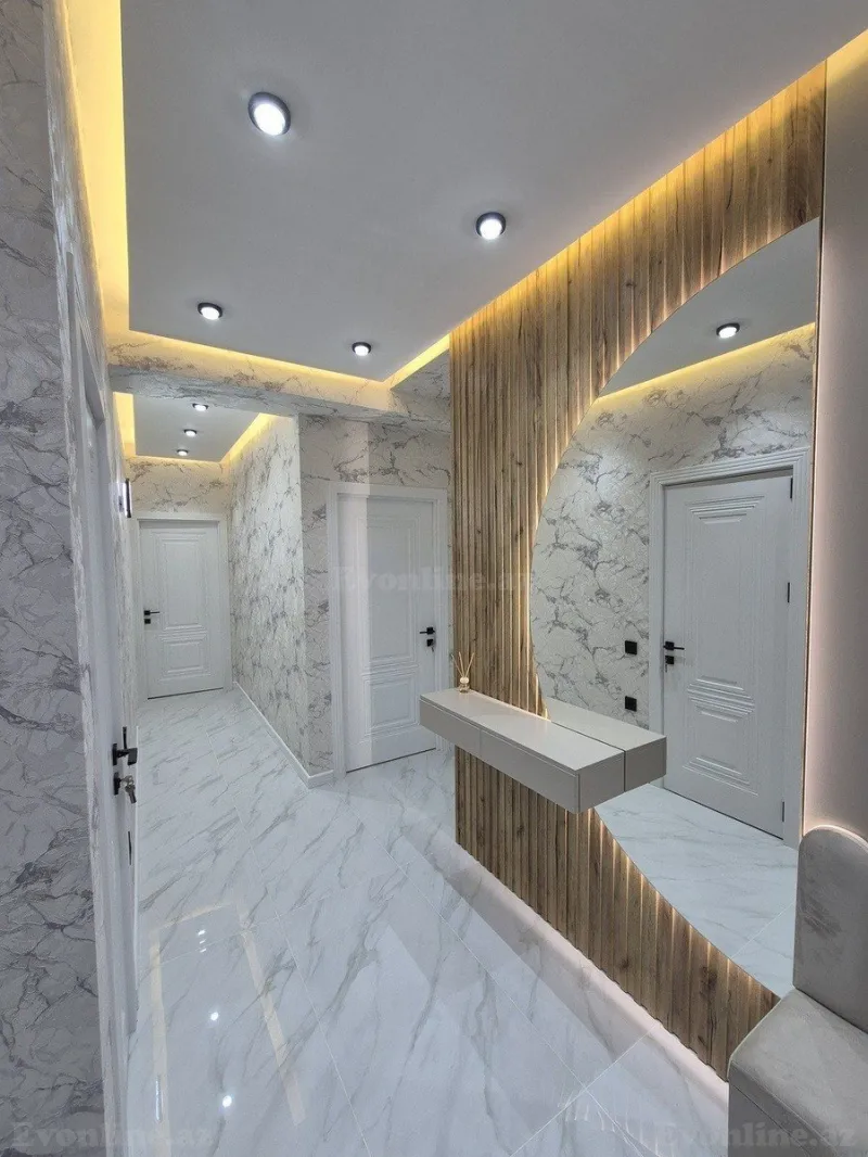 3 otaqlı Mənzil 90 m² İnşaatçılar m. Satılır