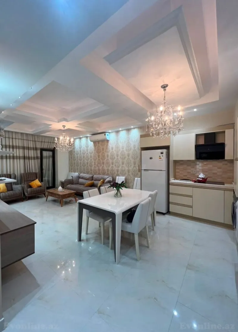 Kirayə verilir 3 otaqlı Mənzil Yeni tikili 100 m² Xətai r. - şəkil 2