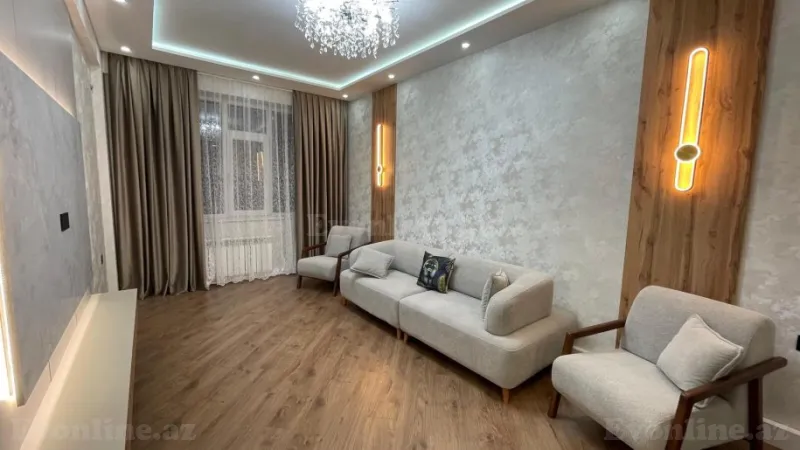 Satılır 3 otaqlı Mənzil Yeni tikili 80 m² Həzi Aslanov m. - şəkil 4