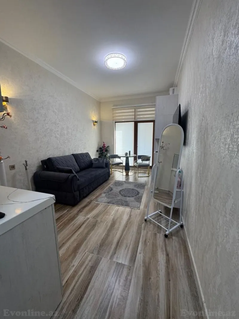 Kirayə verilir 1 otaqlı Mənzil Yeni tikili 35 m² Nəsimi r. - şəkil 4