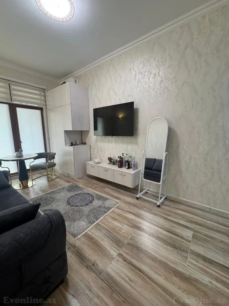 Kirayə verilir 1 otaqlı Mənzil Yeni tikili 35 m² Nəsimi r. - şəkil 13