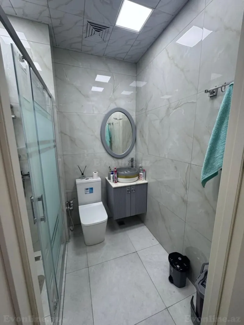 Kirayə verilir 1 otaqlı Mənzil Yeni tikili 35 m² Nəsimi r. - şəkil 17