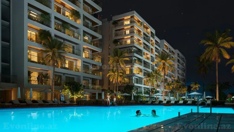 Satılır 1 otaqlı Mənzil Yeni tikili 59 m² Sabunçu r. - şəkil 3