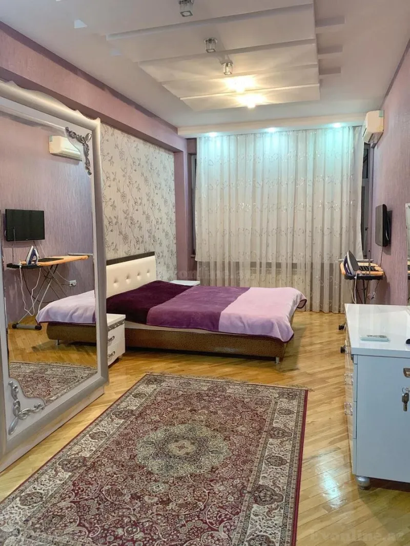Kirayə verilir 3 otaqlı Mənzil Yeni tikili 130 m² Xətai m. - şəkil 5