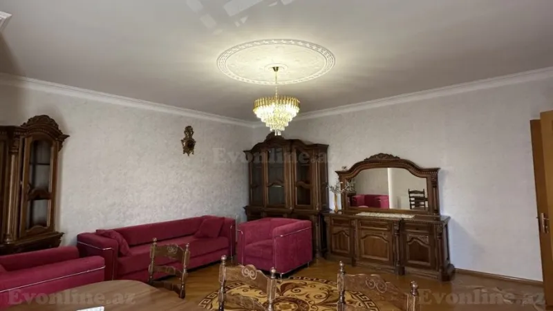 Kirayə verilir 4 otaqlı Mənzil Yeni tikili 140 m² Nərimanov r. - şəkil 3