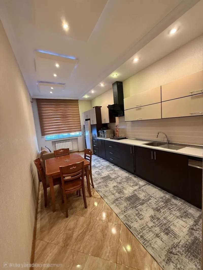 Kirayə verilir 3 otaqlı Mənzil Yeni tikili 120 m² Qara Qarayev m. - şəkil 3