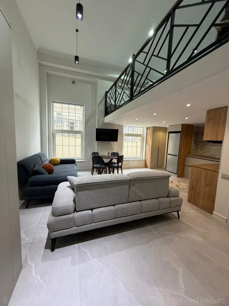Kirayə verilir 2 otaqlı Mənzil Yeni tikili 55 m² Xətai r. - şəkil 3