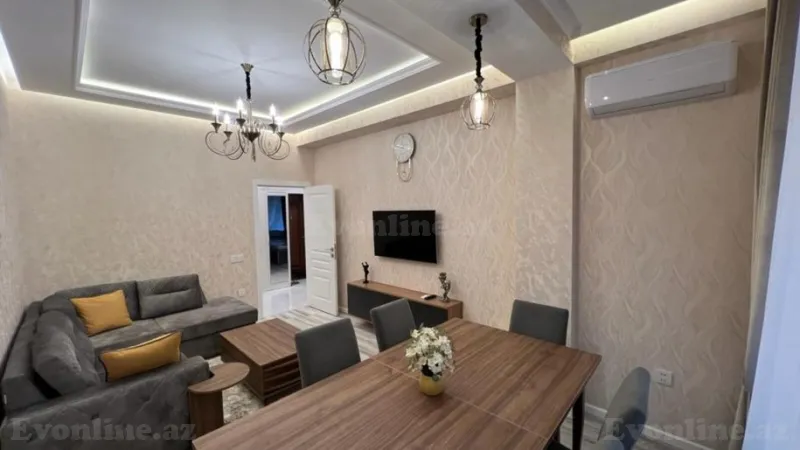 Kirayə verilir 2 otaqlı Mənzil Yeni tikili 70 m² 8 Noyabr m. - şəkil 2