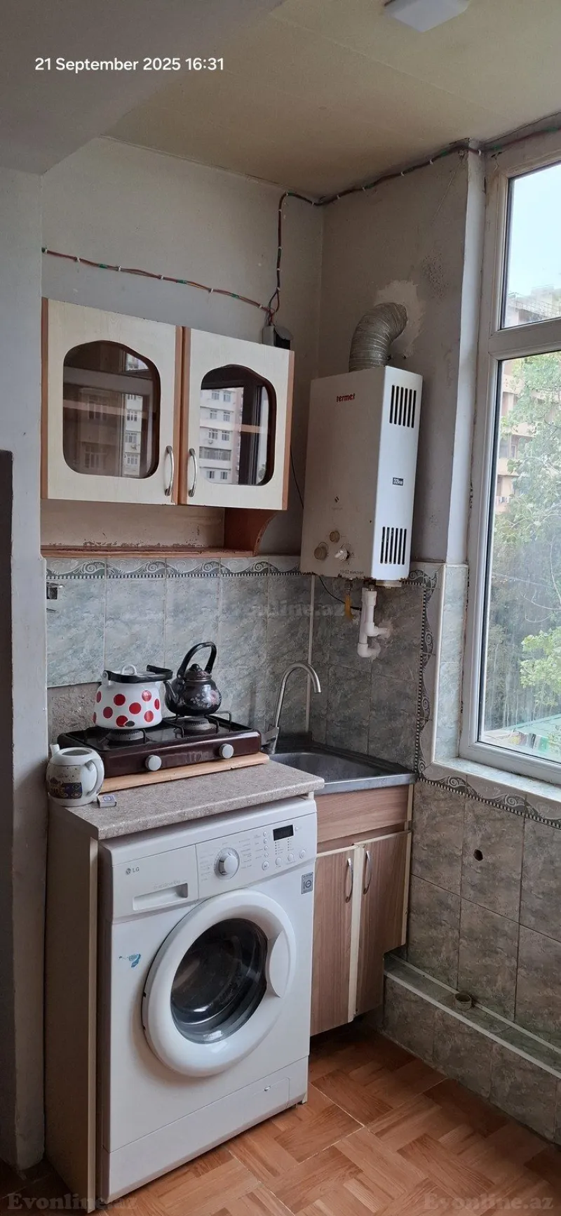 Kirayə verilir 1 otaqlı Mənzil Köhnə tikili 18 m² 8-ci kilometr - şəkil 3