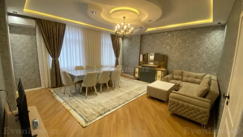 Kirayə verilir 3 otaqlı Mənzil Yeni tikili 140 m² Nəsimi r.