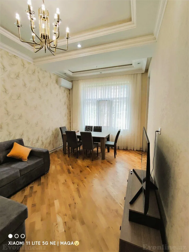 Kirayə verilir 3 otaqlı Mənzil Yeni tikili 80 m² Nizami m. - şəkil 3
