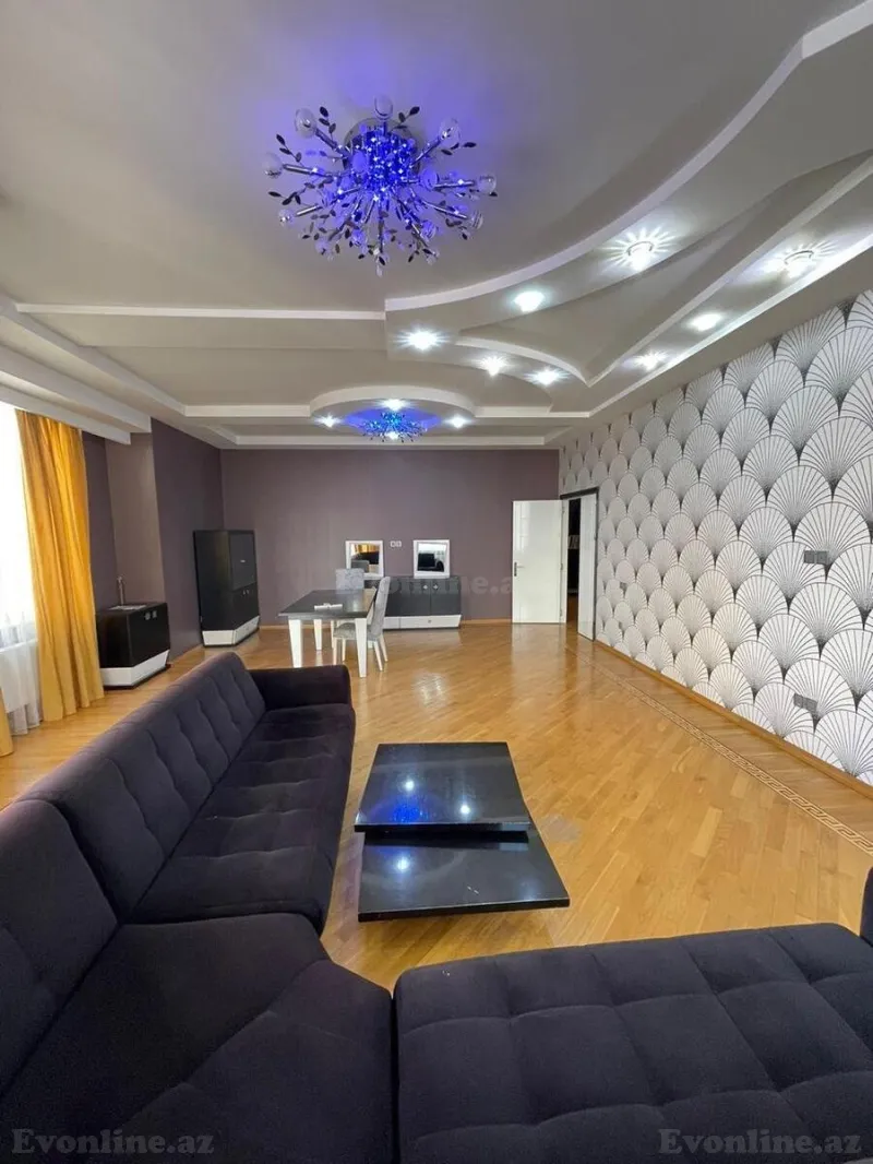 Kirayə verilir 3 otaqlı Mənzil Yeni tikili 130 m² İnşaatçılar m. - şəkil 2