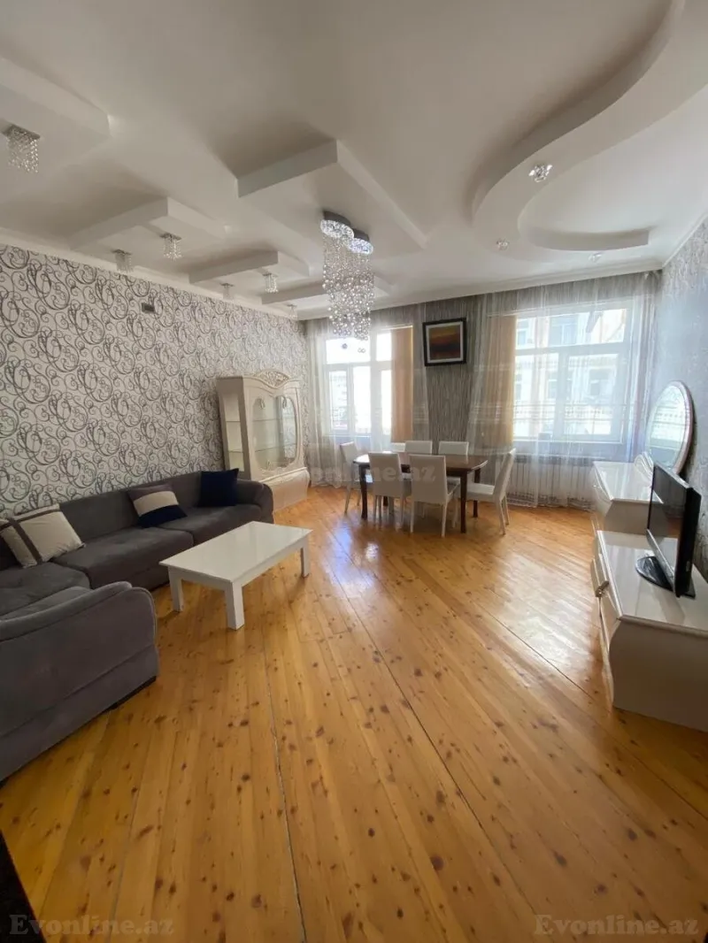 Kirayə verilir 3 otaqlı Mənzil Yeni tikili 120 m² Həzi Aslanov m. - şəkil 4