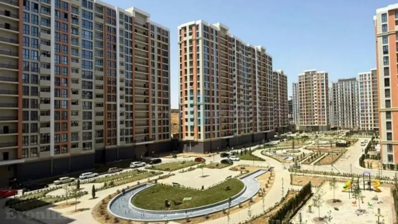Satılır 3 otaqlı Mənzil Yeni tikili 75 m² Elmlər Akademiyası m. - şəkil 2