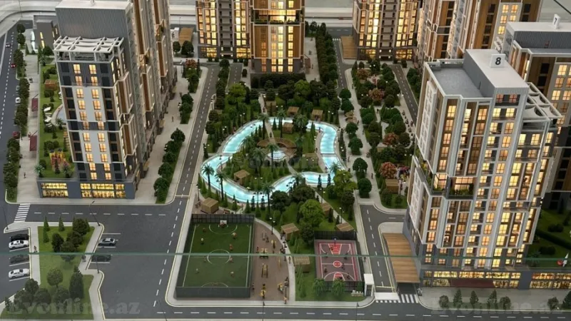 Satılır 2 otaqlı Mənzil Yeni tikili 80.4 m² 7-ci mikrorayon - şəkil 2