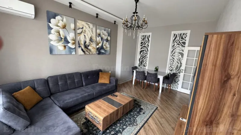 Kirayə verilir 2 otaqlı Mənzil Yeni tikili 55 m² Elmlər Akademiyası m. - şəkil 3