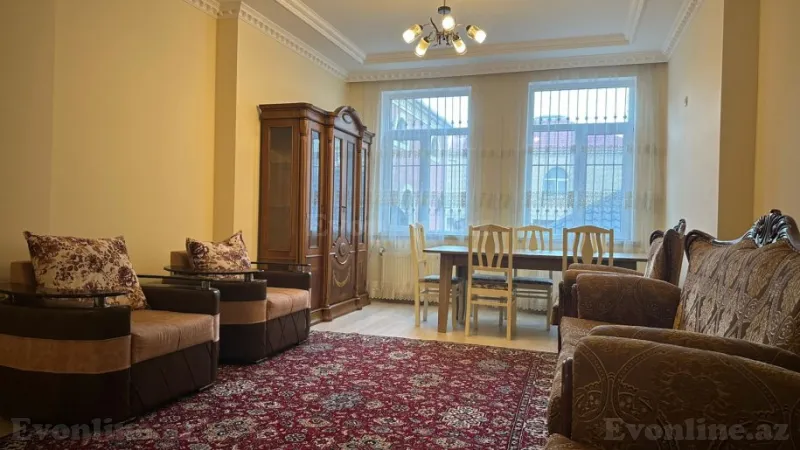 Kirayə verilir 3 otaqlı Mənzil Yeni tikili 110 m² İnşaatçılar m. - şəkil 2