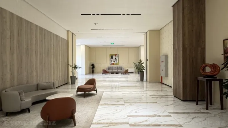 Satılır 3 otaqlı Mənzil Yeni tikili 106 m² Elmlər Akademiyası m. - şəkil 3