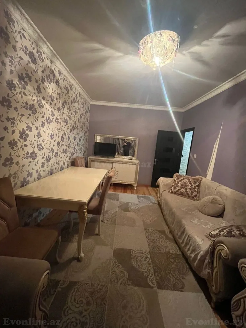 2 otaqlı Mənzil 60 m² Həzi Aslanov Kirayə verilir