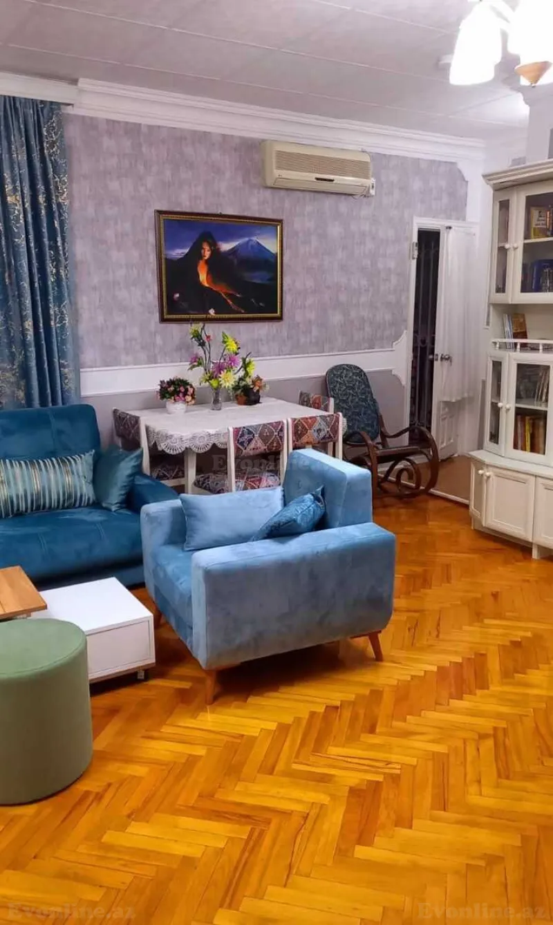 Kirayə verilir 2 otaqlı Mənzil Köhnə tikili 50 m² Sahil m. - şəkil 3