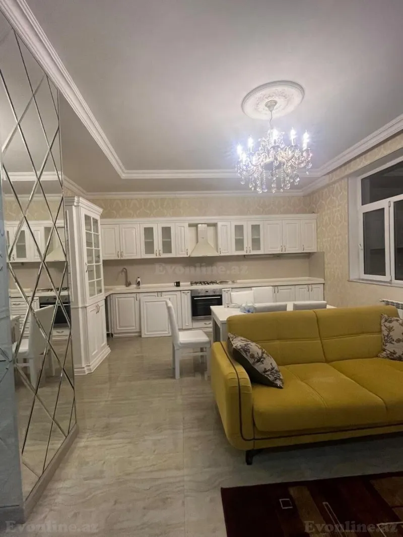 Satılır 2 otaqlı Mənzil Yeni tikili 88 m² İnşaatçılar m. - şəkil 3