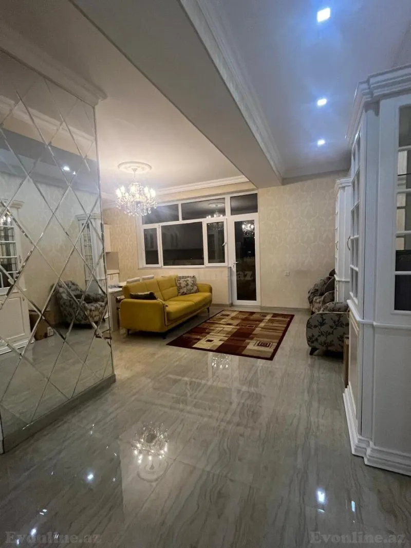 Satılır 2 otaqlı Mənzil Yeni tikili 90 m² İnşaatçılar m. - şəkil 3
