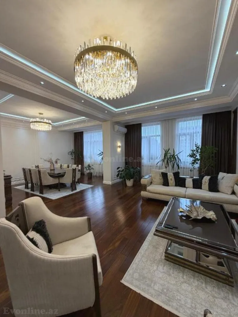Satılır 4 otaqlı Mənzil Yeni tikili 200 m² Nizami m. - şəkil 2