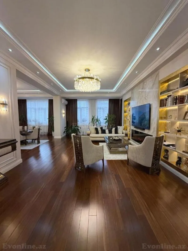 Satılır 4 otaqlı Mənzil Yeni tikili 200 m² Nizami m. - şəkil 4