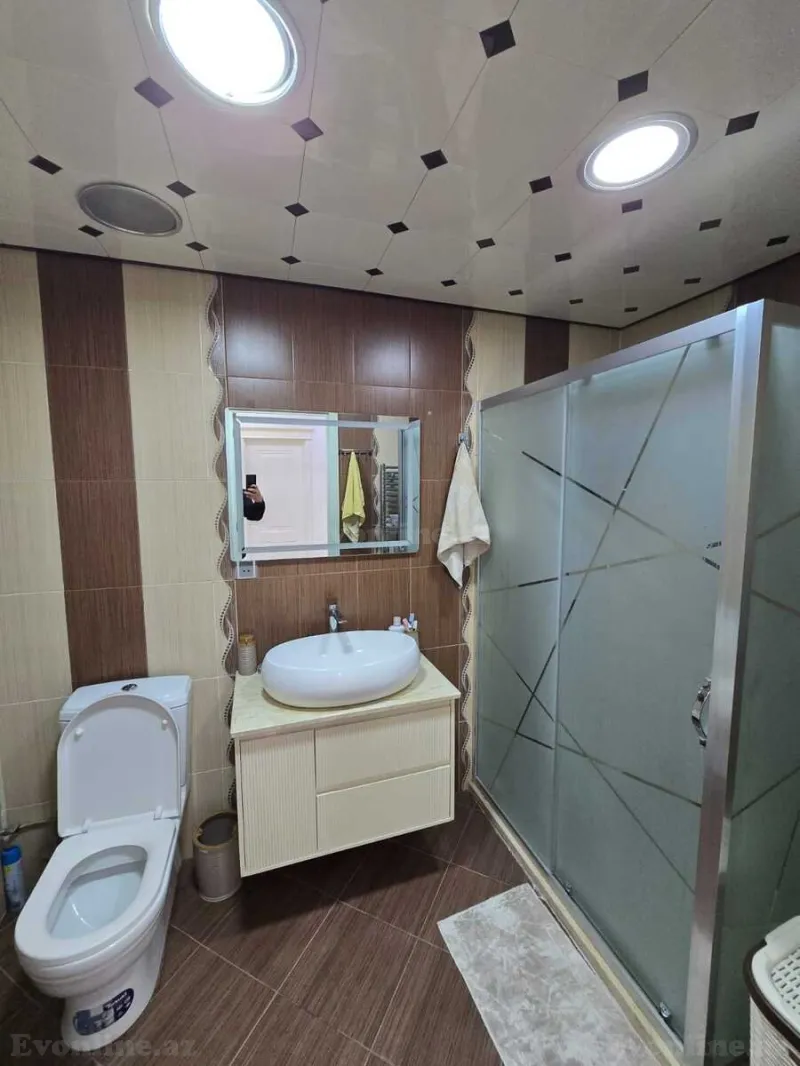 Satılır 4 otaqlı Mənzil Yeni tikili 122 m² Həzi Aslanov m. - şəkil 12