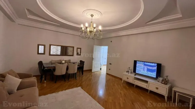 Satılır 3 otaqlı Mənzil Yeni tikili 120 m² Qara Qarayev m. - şəkil 2