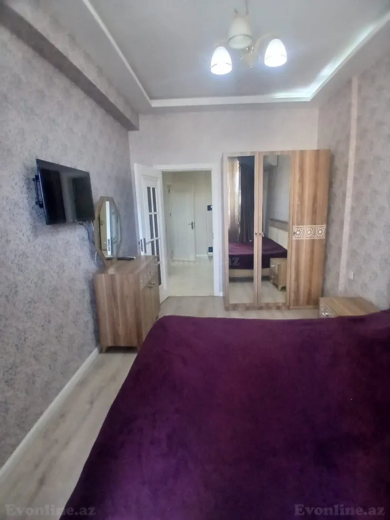 Kirayə verilir 2 otaqlı Mənzil Yeni tikili 70 m² Xətai r. - şəkil 3