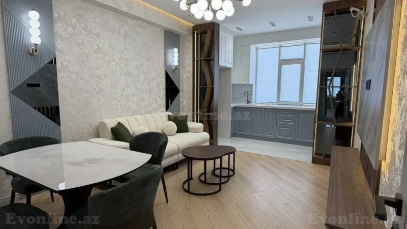 Satılır 2 otaqlı Mənzil Yeni tikili 55 m² Həzi Aslanov m. - şəkil 3
