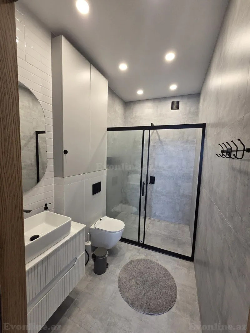 Kirayə verilir 4 otaqlı Mənzil Yeni tikili 130 m² Nəsimi r. - şəkil 18