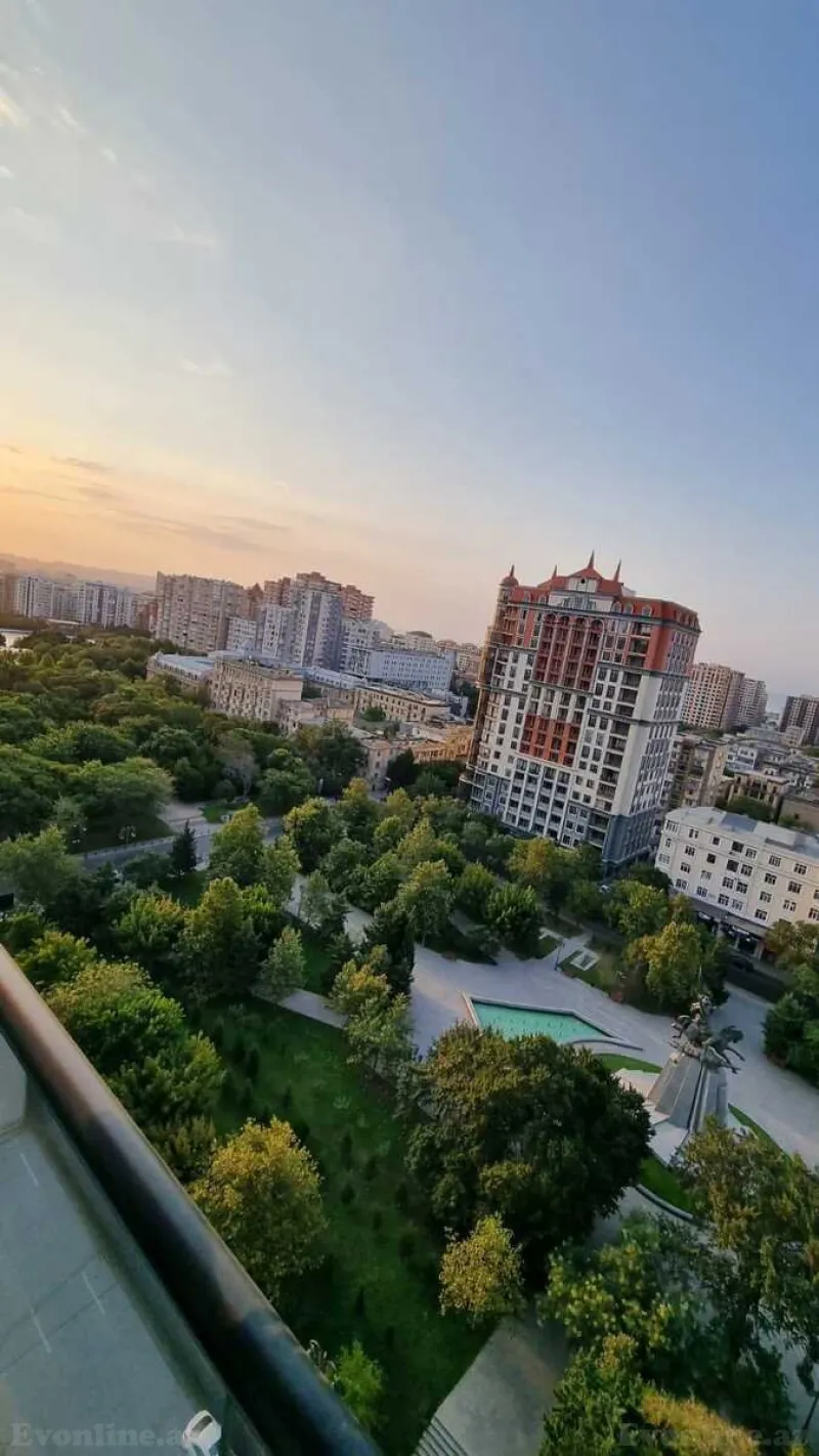 Kirayə verilir 4 otaqlı Mənzil Yeni tikili 130 m² Nəsimi r. - şəkil 21