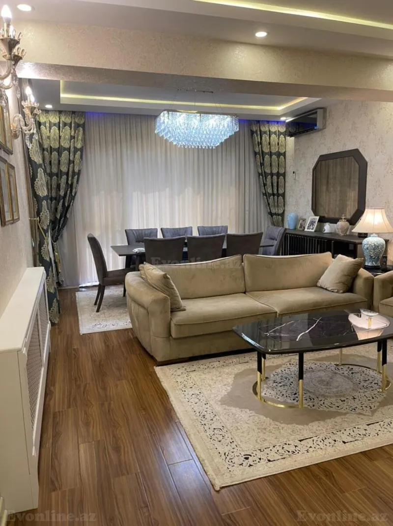 Kirayə verilir 5 otaqlı Mənzil Yeni tikili 205 m² Xətai m.