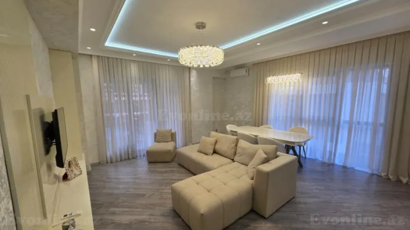 Kirayə verilir 3 otaqlı Mənzil Yeni tikili 130 m² Xətai m. - şəkil 2