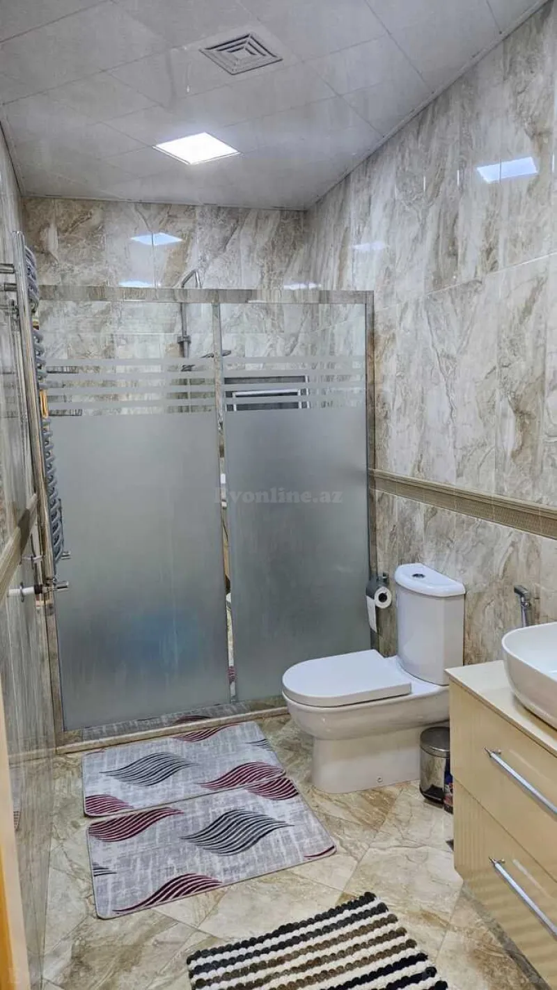 Kirayə verilir 3 otaqlı Mənzil Yeni tikili 135 m² 7-ci mikrorayon - şəkil 17