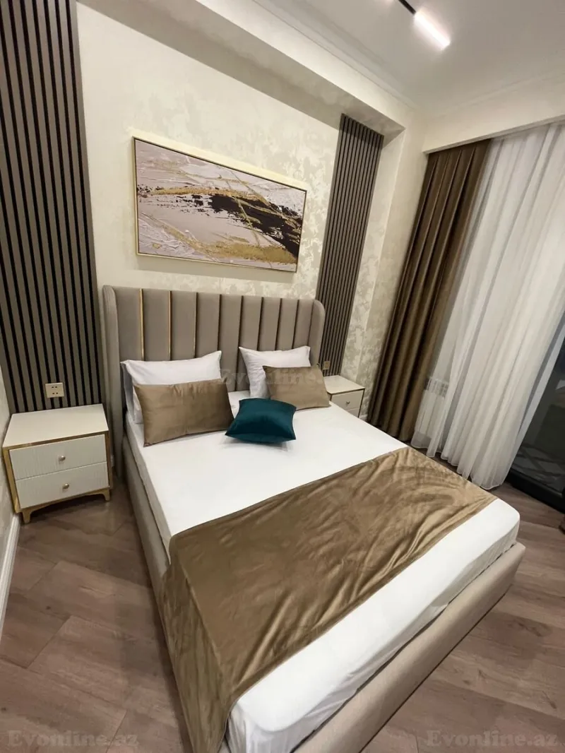 Kirayə verilir 2 otaqlı Mənzil Yeni tikili 50 m² Qara Qarayev m. - şəkil 9