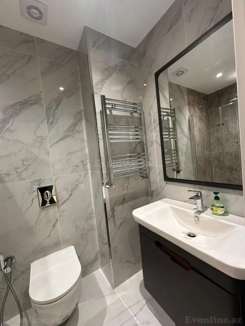 Kirayə verilir 2 otaqlı Mənzil Yeni tikili 50 m² Yasamal r. - şəkil 5