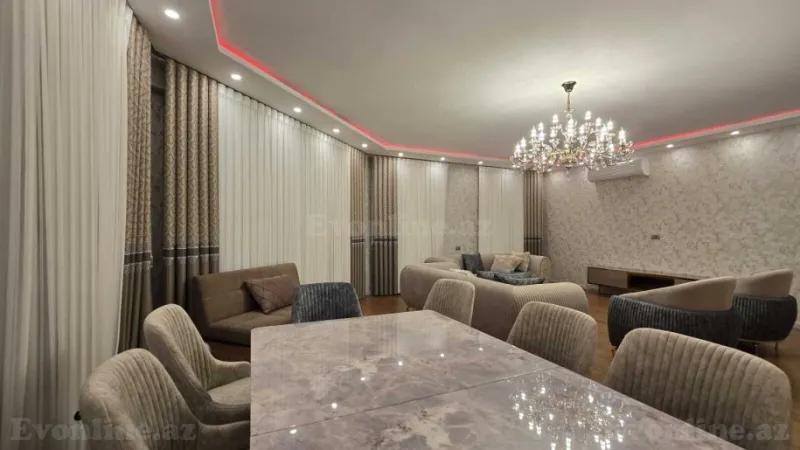 Kirayə verilir 6 otaqlı Mənzil Yeni tikili 268 m² Elmlər Akademiyası m. - şəkil 4