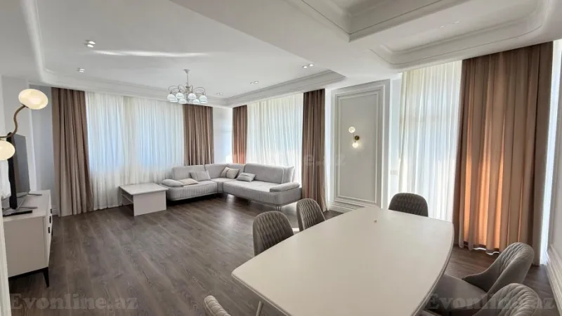 Kirayə verilir 4 otaqlı Mənzil Yeni tikili 210 m² Xətai r. - şəkil 3