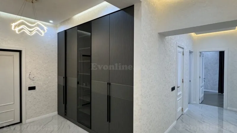 Kirayə verilir 3 otaqlı Mənzil Yeni tikili 100 m² Nəsimi r. - şəkil 2