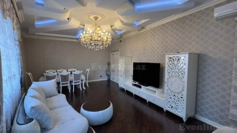 Kirayə verilir 3 otaqlı Mənzil Yeni tikili 153 m² Nəsimi r. - şəkil 2