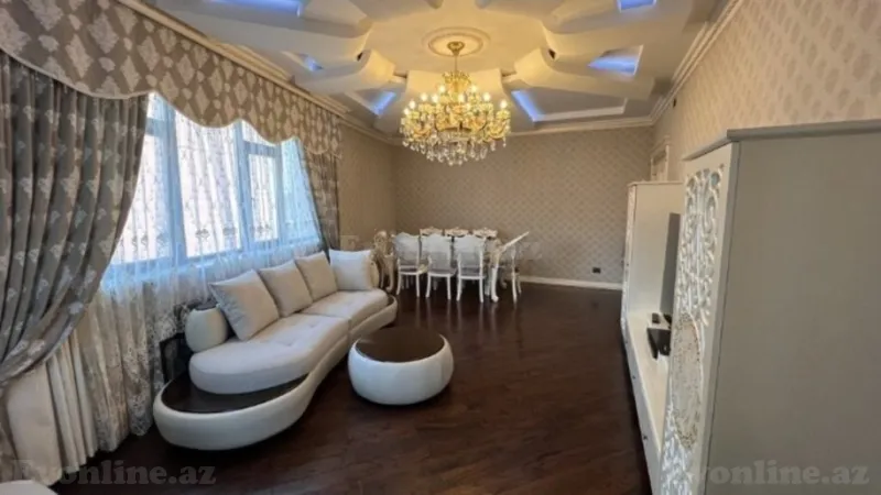 Kirayə verilir 3 otaqlı Mənzil Yeni tikili 153 m² Nəsimi r. - şəkil 3