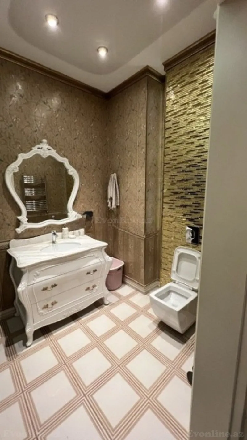Kirayə verilir 3 otaqlı Mənzil Yeni tikili 153 m² Nəsimi r. - şəkil 13