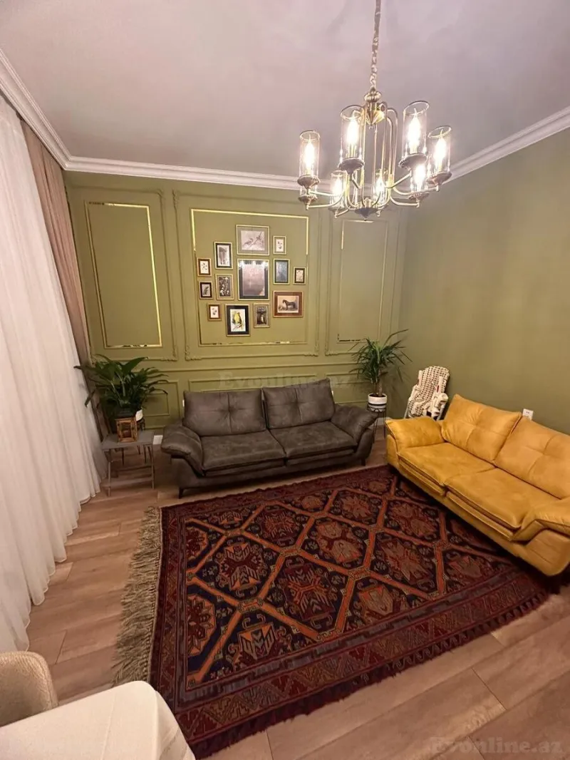 2 otaqlı Mənzil 80 m² Nizami m. Kirayə verilir